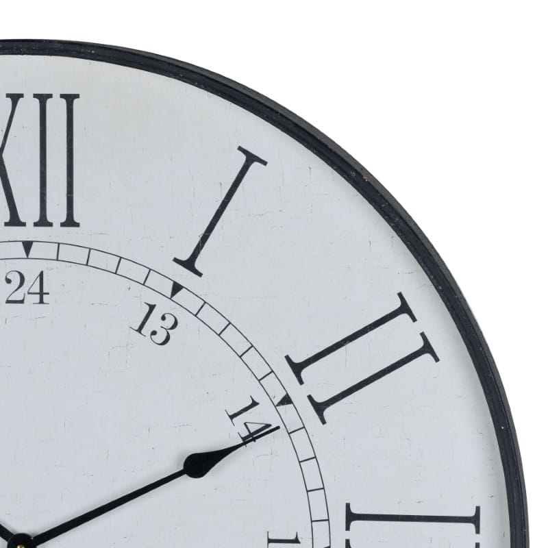 Clock Large Embossed Station Clock