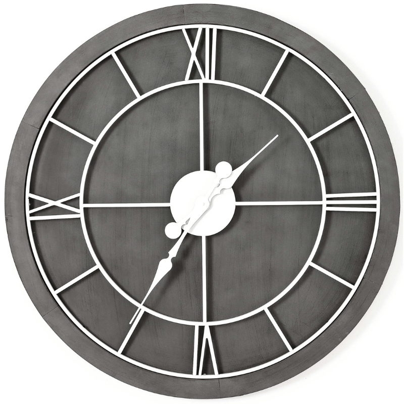 Clock Williston Grey Wall Clock