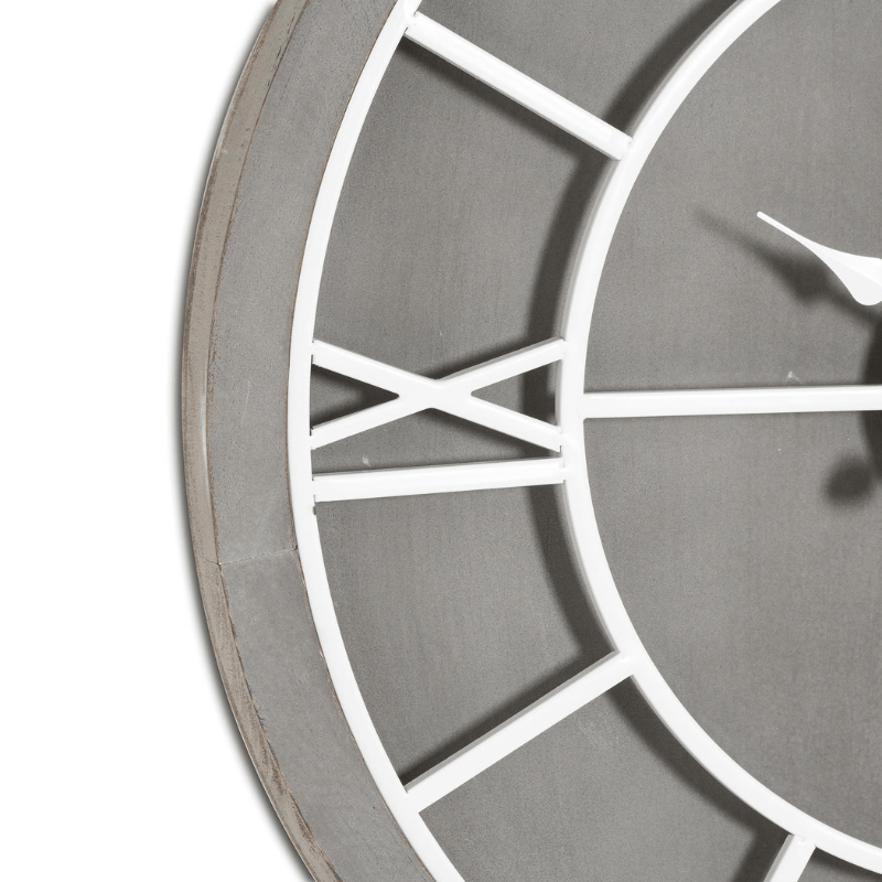 Clock Williston Grey Wall Clock