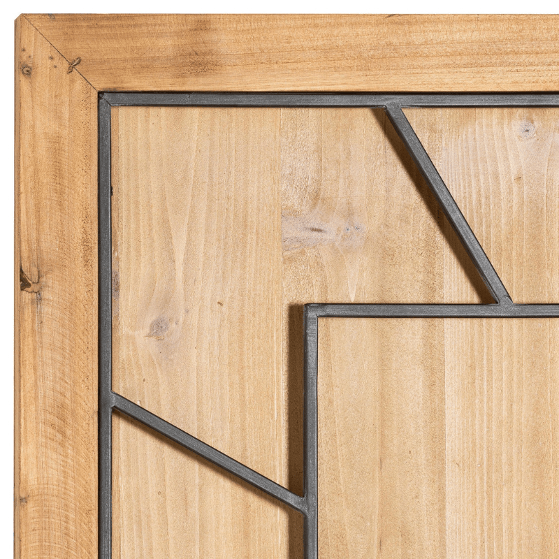 Clock Williston Square Large Wooden Wall Clock