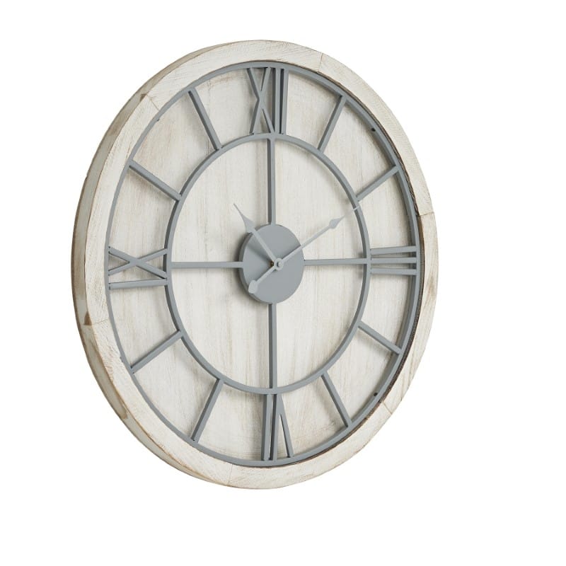 Clock Williston White Wall Clock