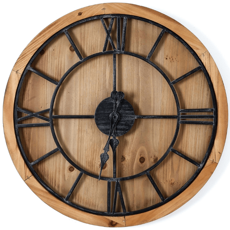 Clock Williston Wooden Wall Clock