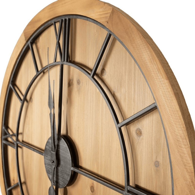 Clock Williston Wooden Wall Clock