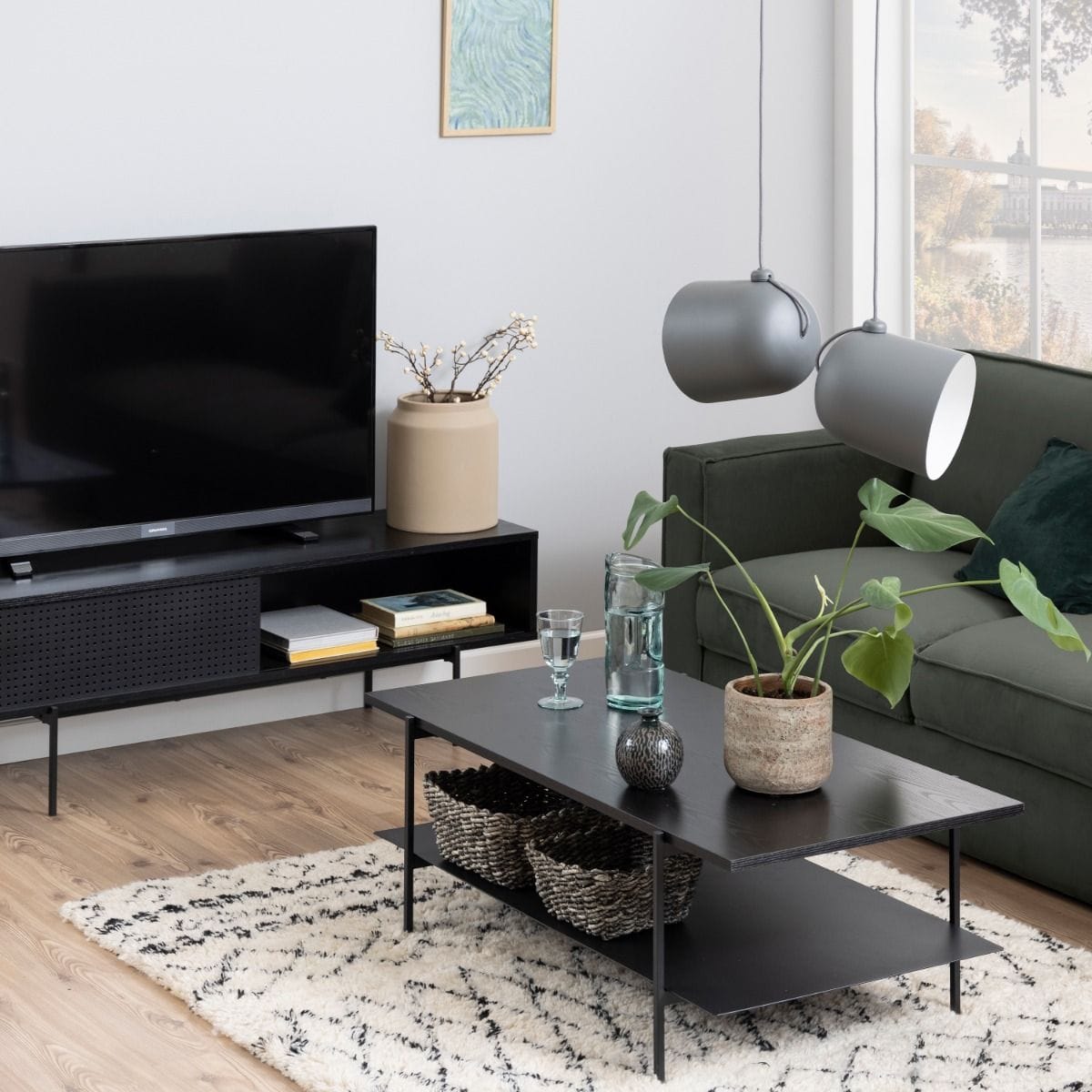 Coffee Table Angus Coffee Table in Black