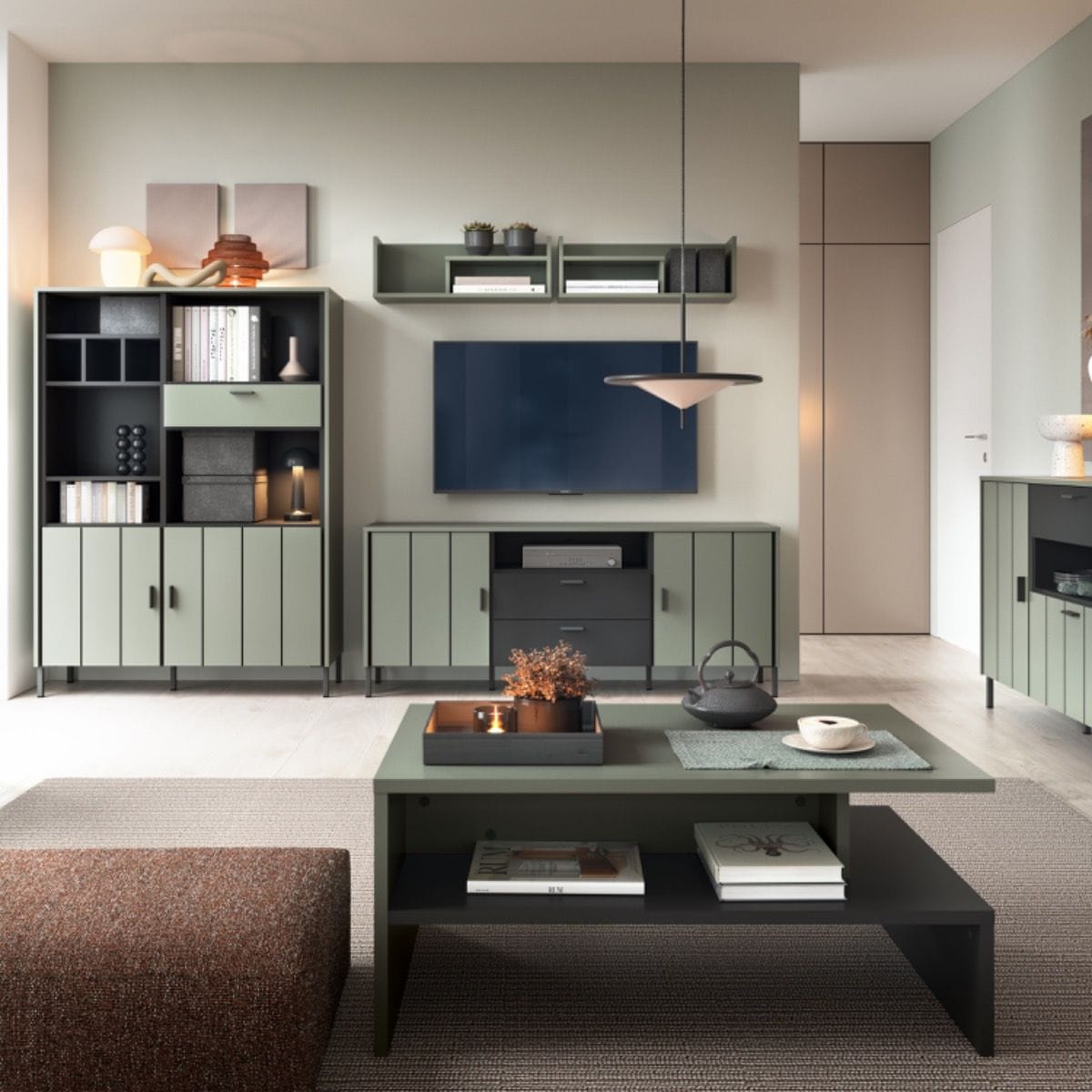 Coffee Table Arundel Coffee Table in Green/Grey