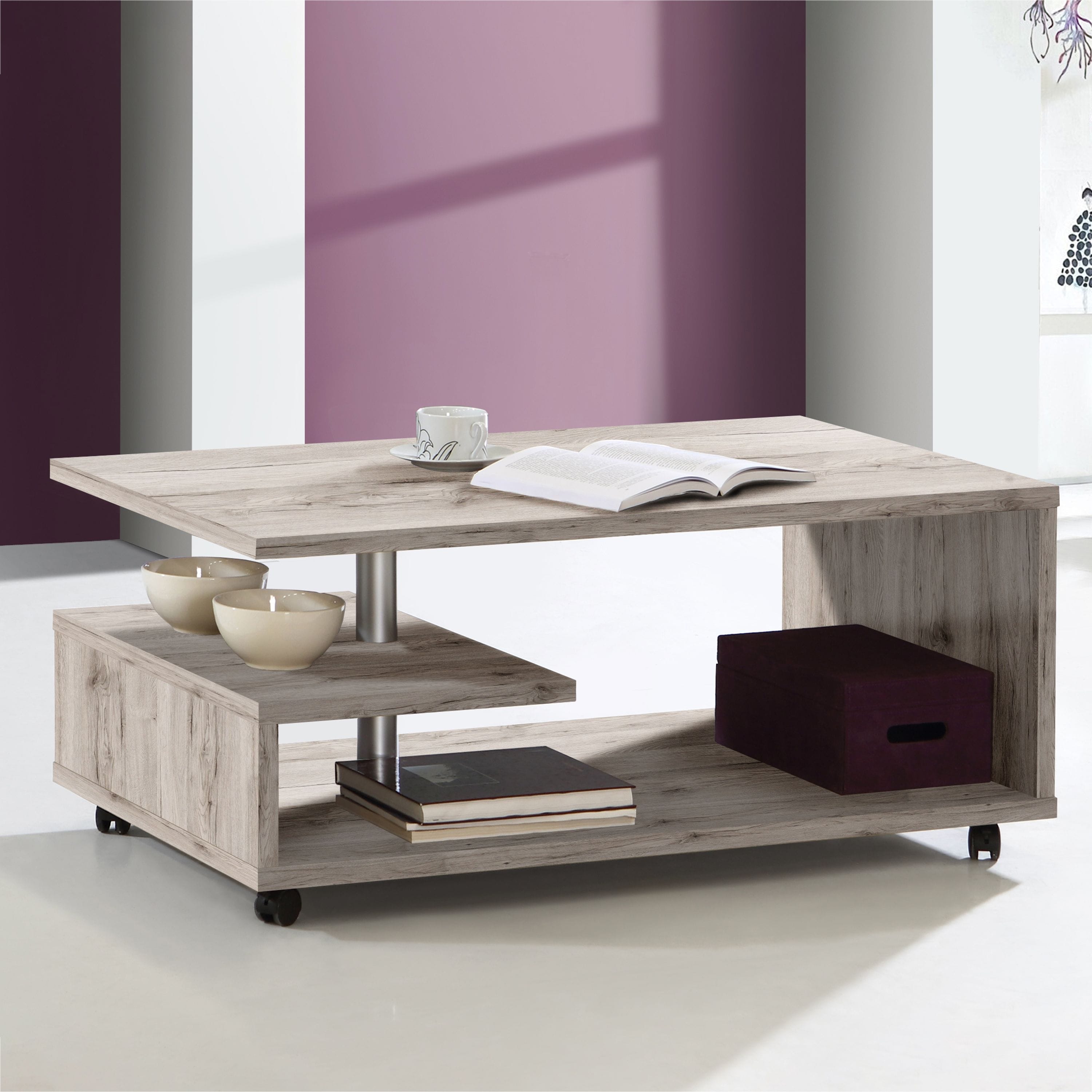 Coffee Table Bailey Coffee Table in Sand Oak