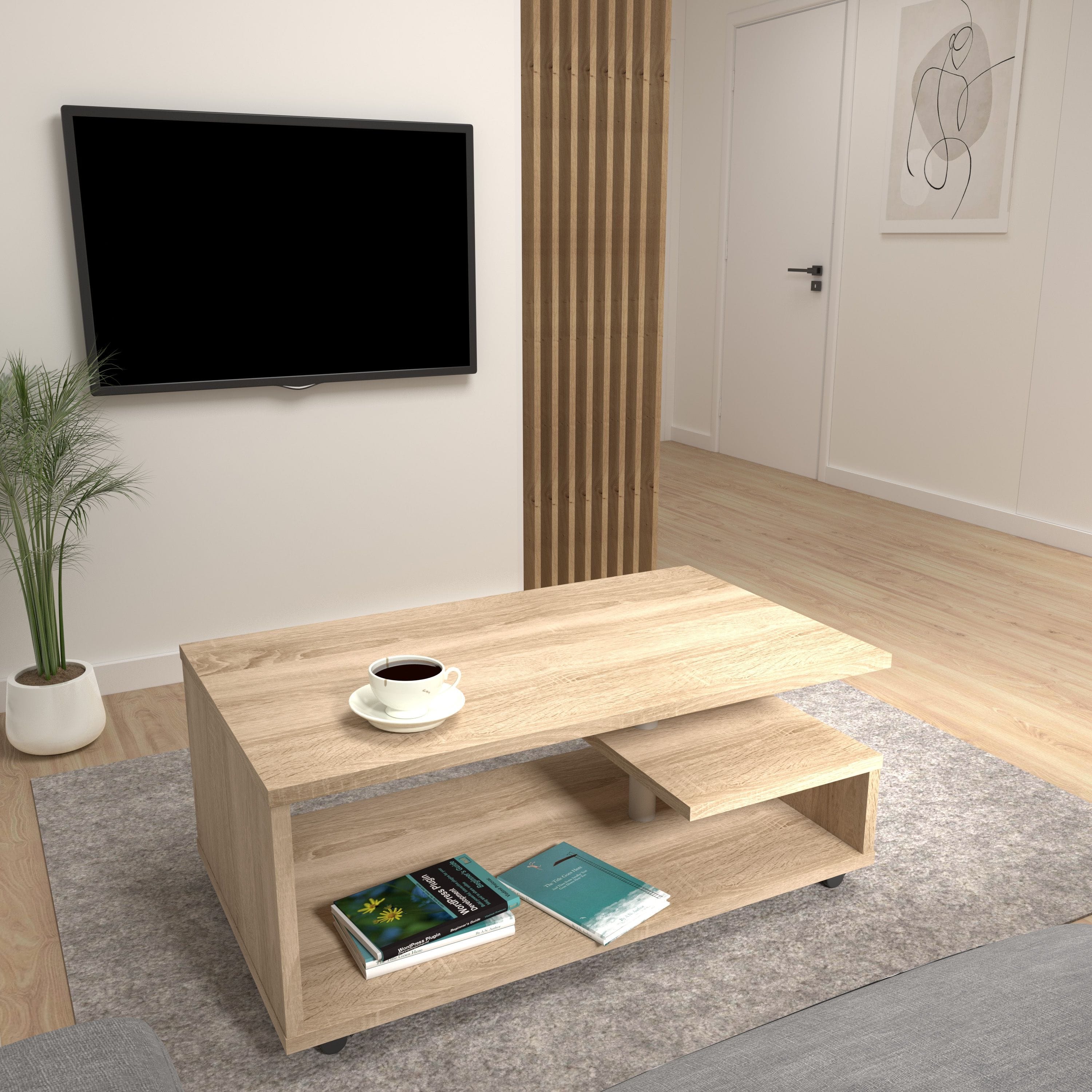 Coffee Table Bailey Coffee Table in Sonoma Oak