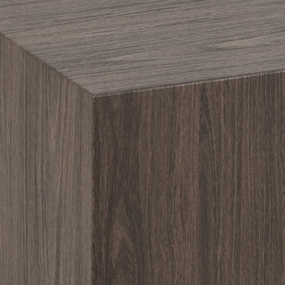 Coffee Table Dice Square Coffee Table Set in Smoked Ash