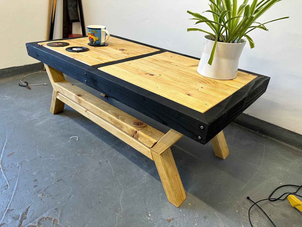 Coffee Table Handmade Rustic Coffee Table - Antique Pine