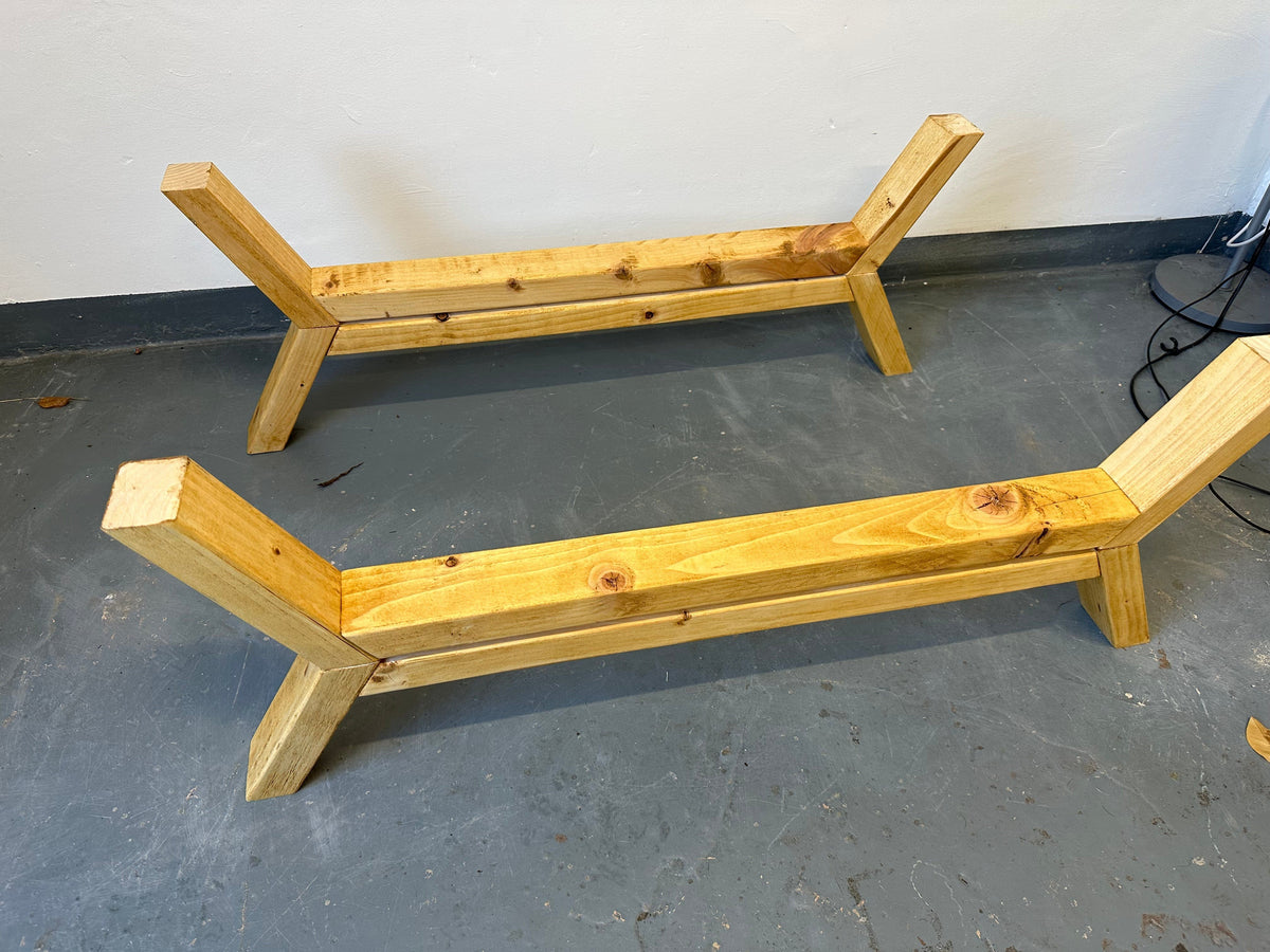 Coffee Table Handmade Rustic Coffee Table - Antique Pine