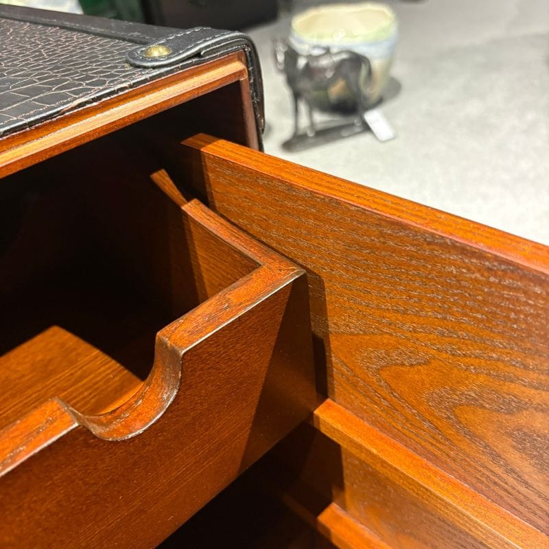 Coffee Table Kensington Leather Coffee Table with Wine Storage