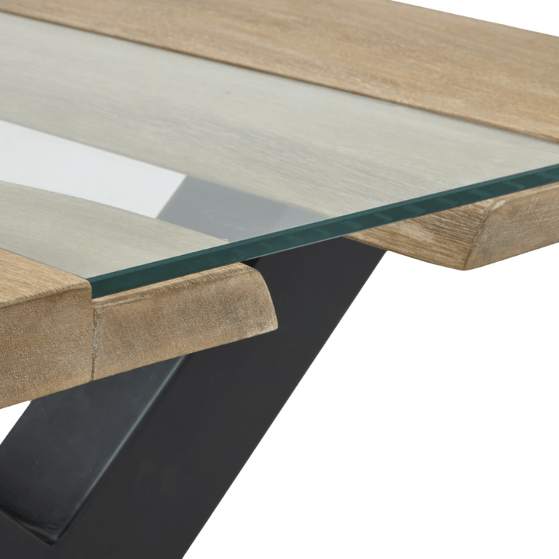 Coffee Table Live Edge Collection Light Acacia River Coffee Table