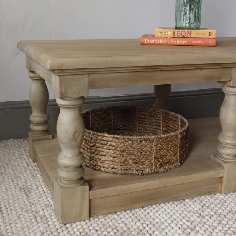 Coffee Table Vintage Coffee Table with Shelf