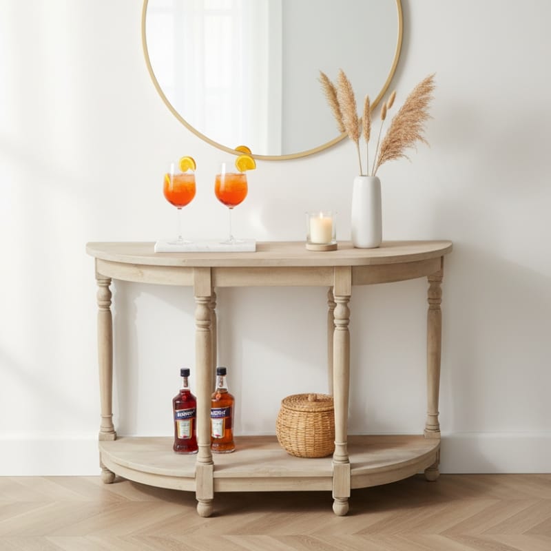 Console Table Demilune Small Console Table