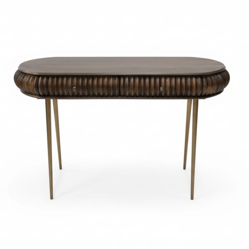 Console Table Patan Wooden Capsule 2 Drawer Console