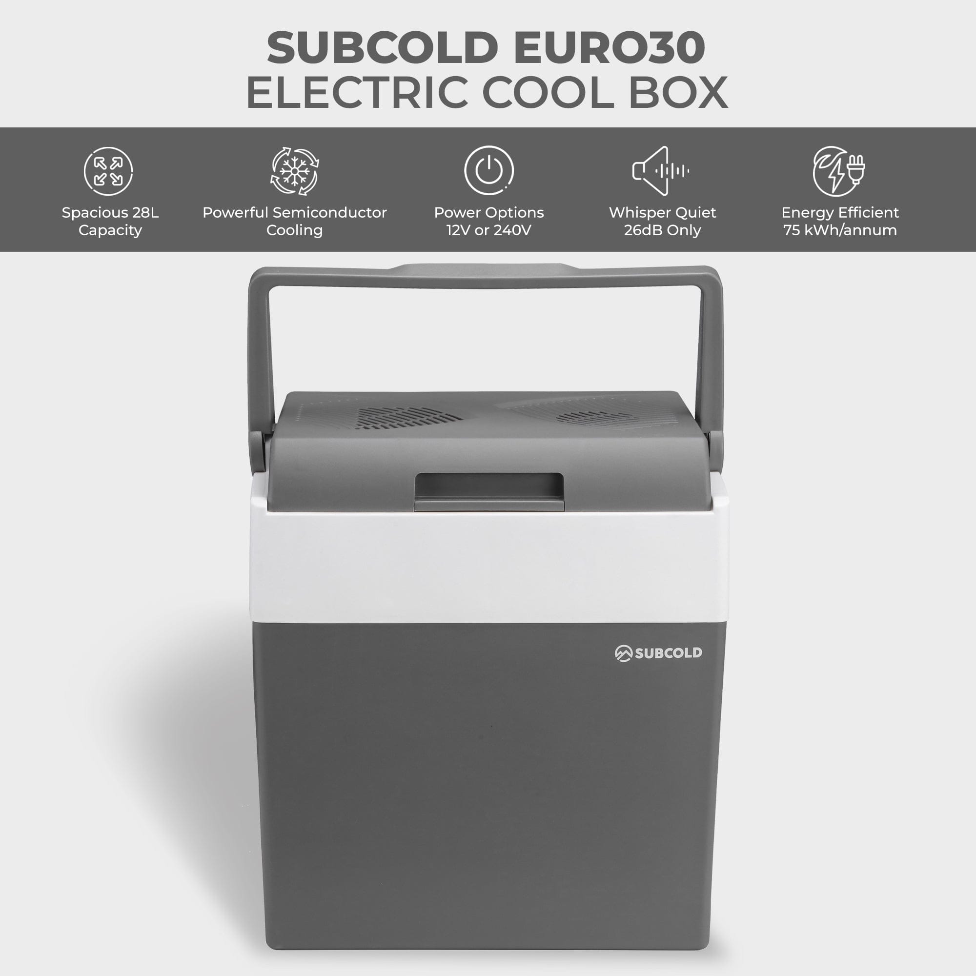 Cool Box Subcold Euro30 Thermoelectric Cool Box