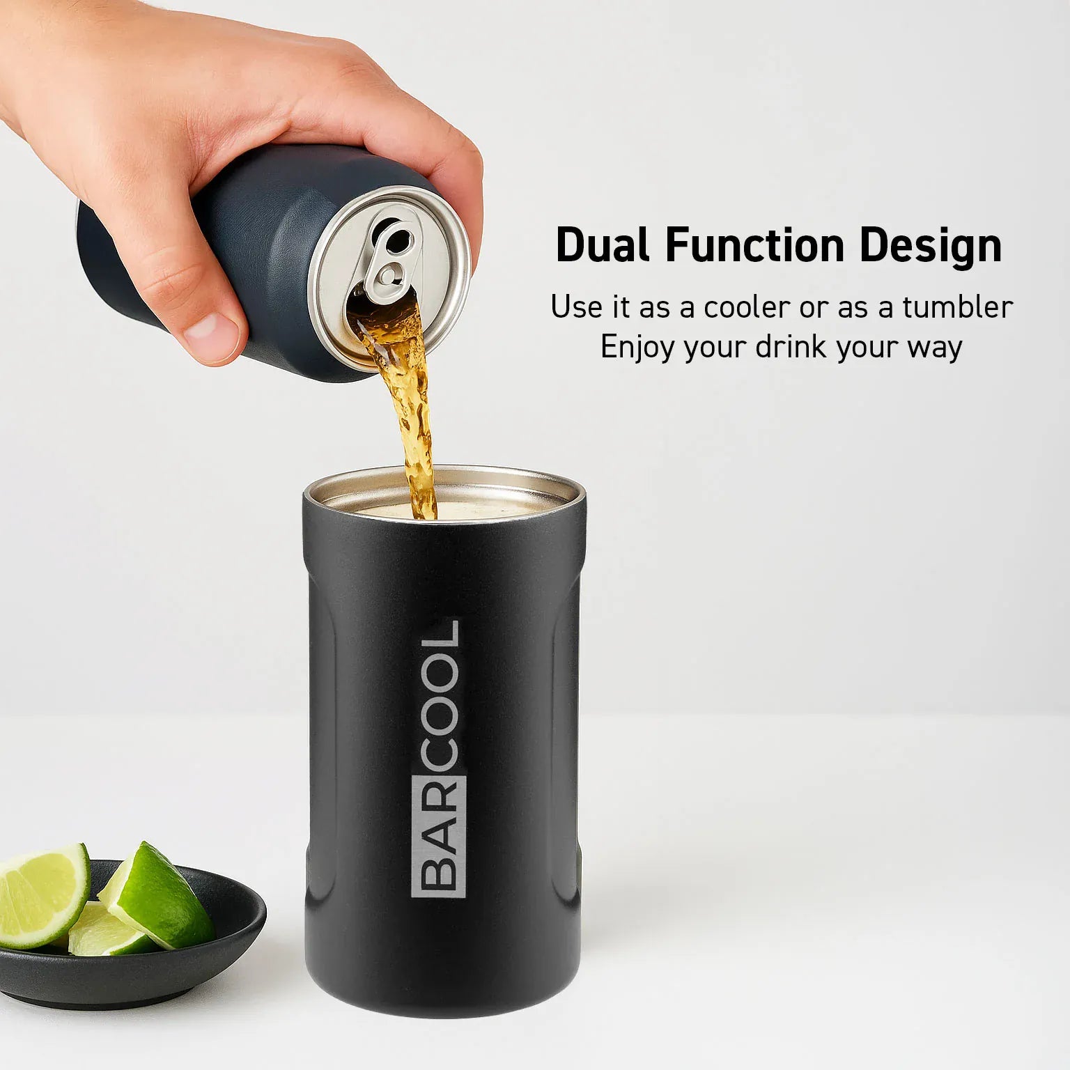Cooler and Opener Barcool Insulated Beer Cooler and Tumbler with Opener