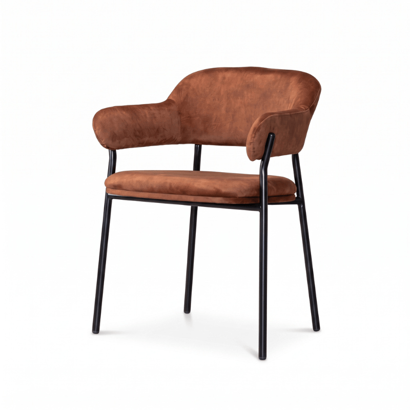 Dining Chairs Burnt Orange Bloomsbury Velvet Dining Chair Range