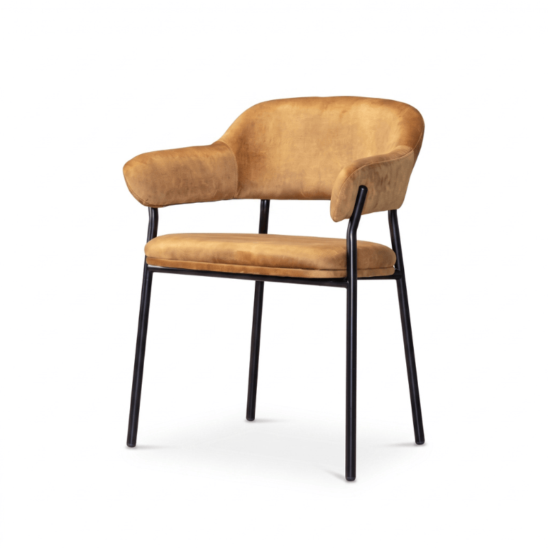 Dining Chairs Tarnished Gold Bloomsbury Velvet Dining Chair Range