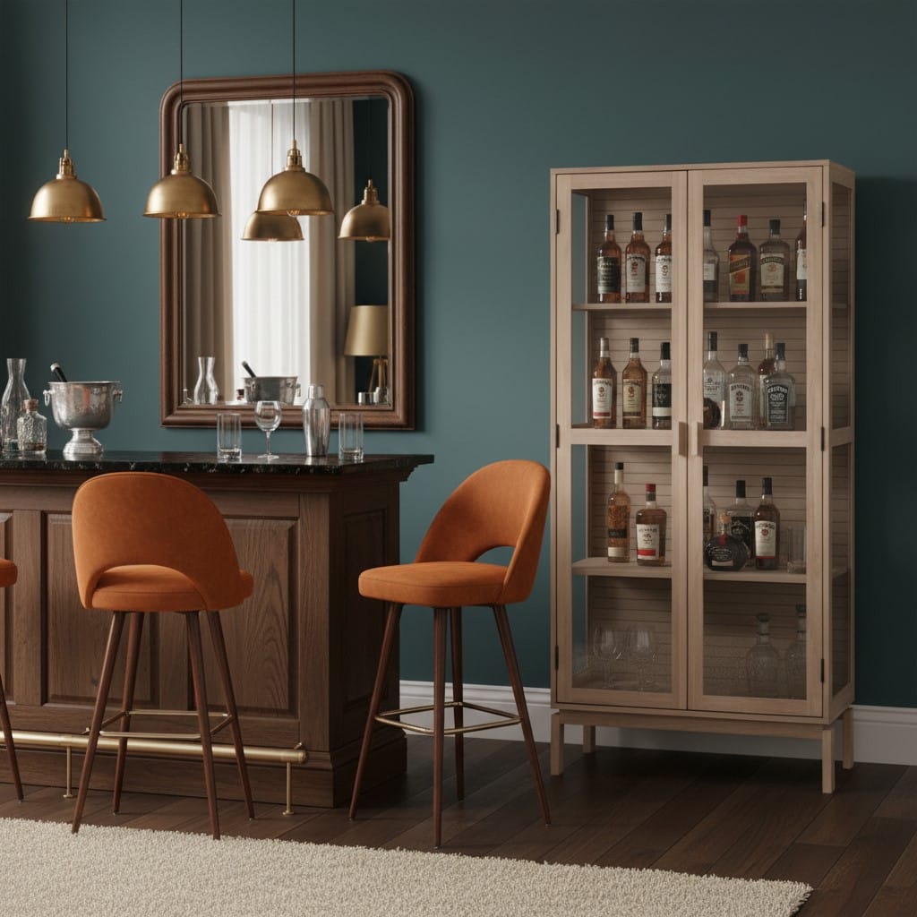 Display Cabinet Linley Display Cabinet in White Oak