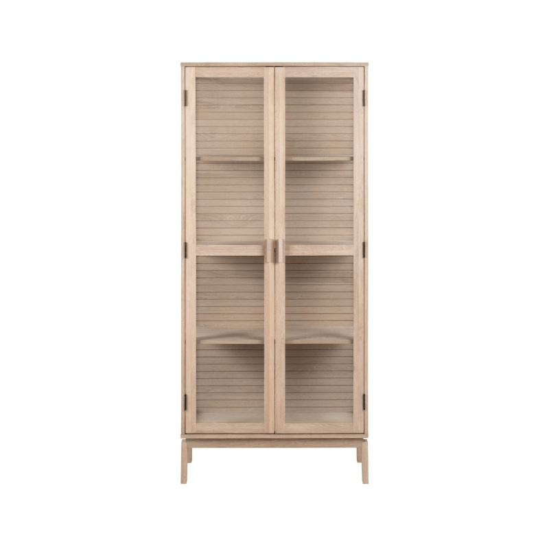 Display Cabinet Linley Display Cabinet in White Oak