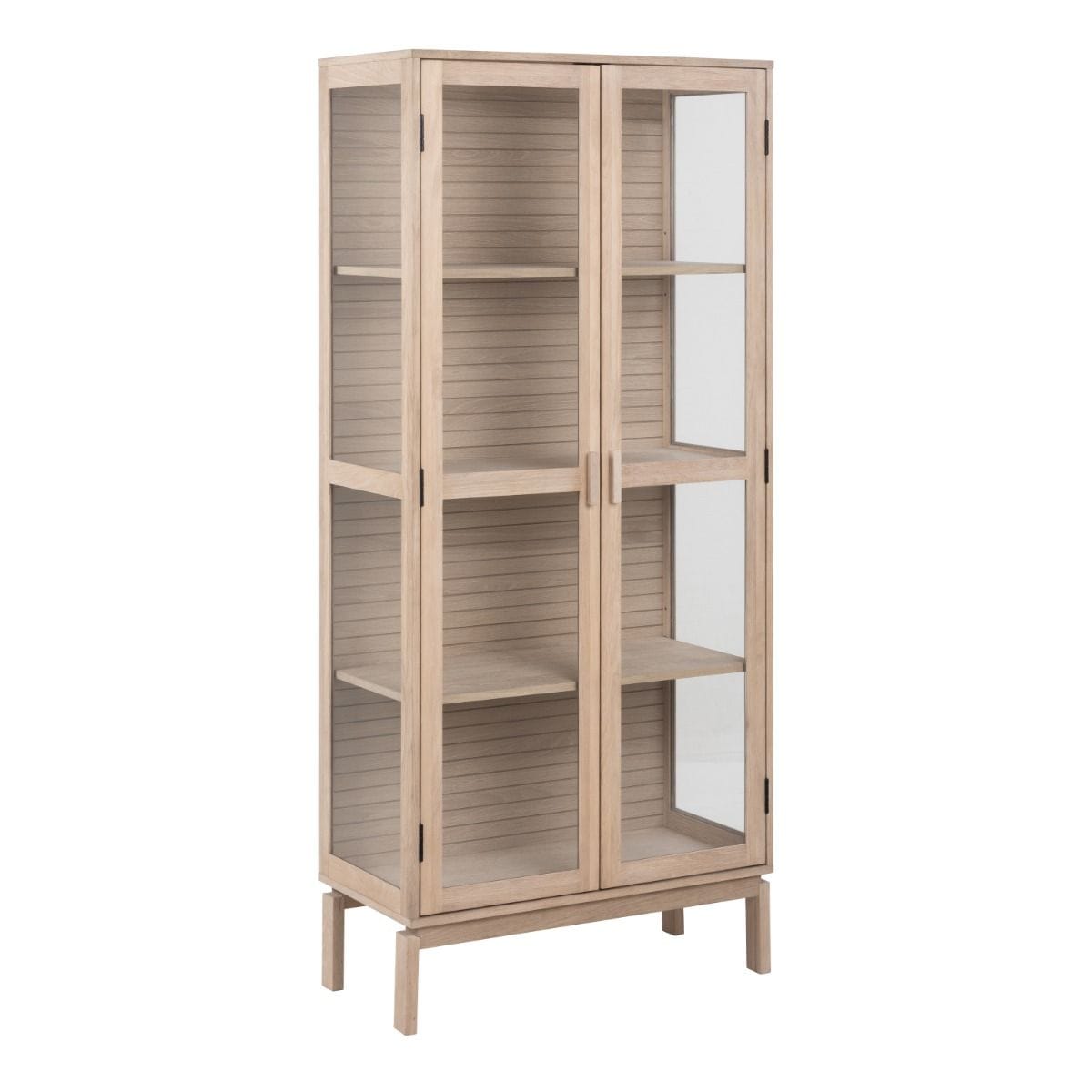 Display Cabinet Linley Display Cabinet in White Oak