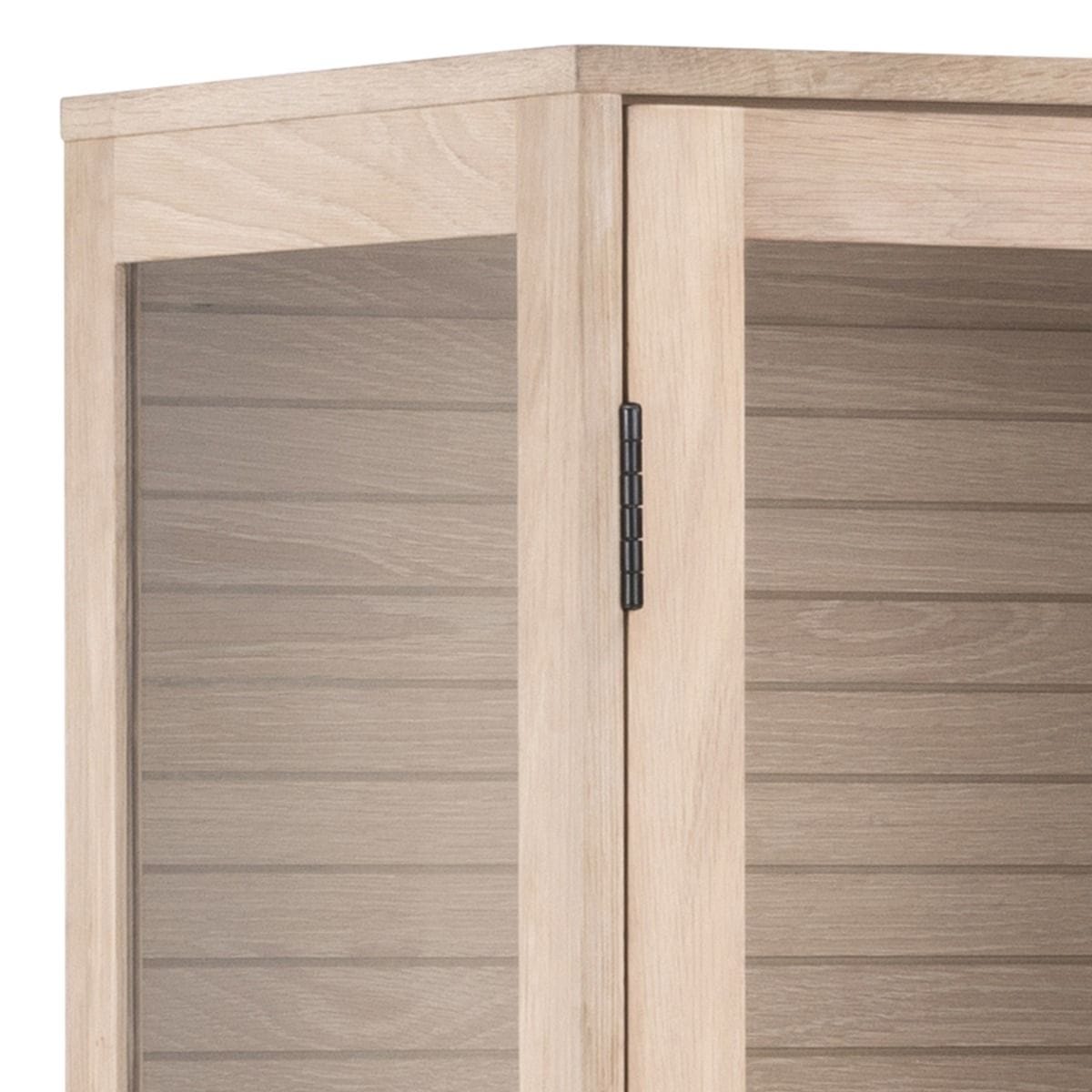 Display Cabinet Linley Display Cabinet in White Oak