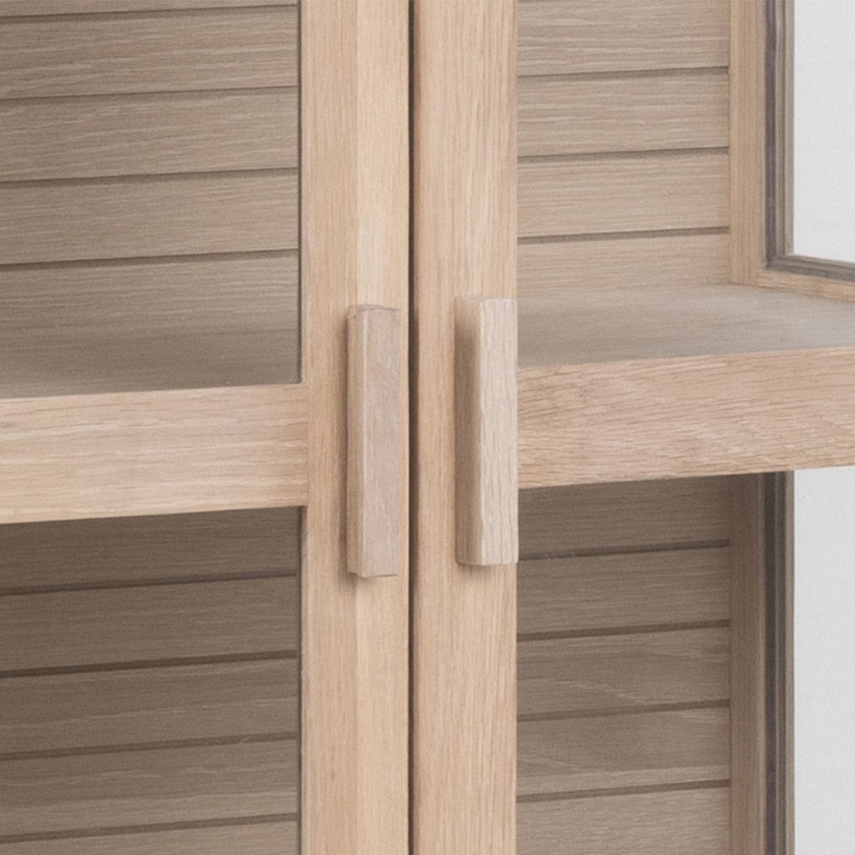 Display Cabinet Linley Display Cabinet in White Oak