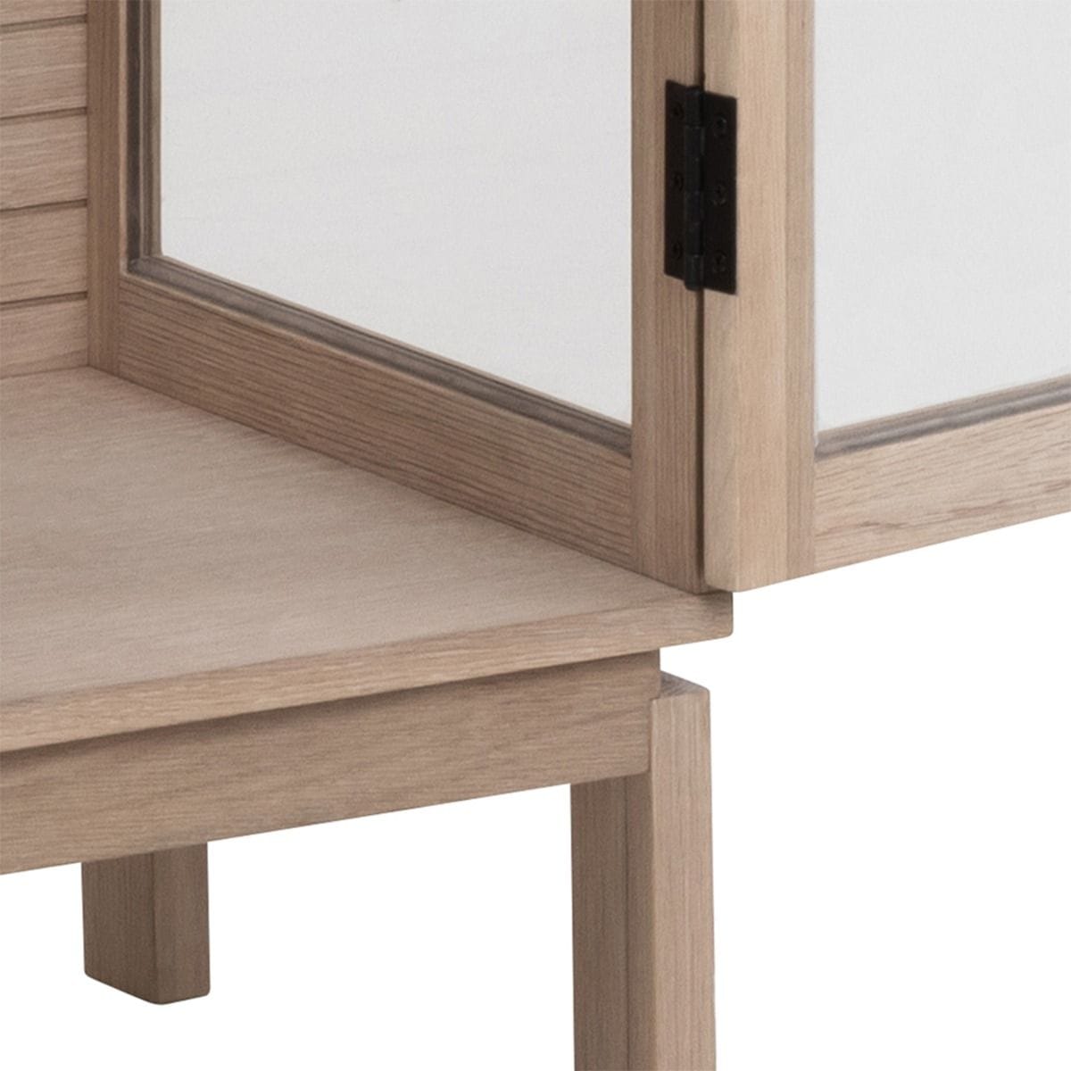 Display Cabinet Linley Display Cabinet in White Oak