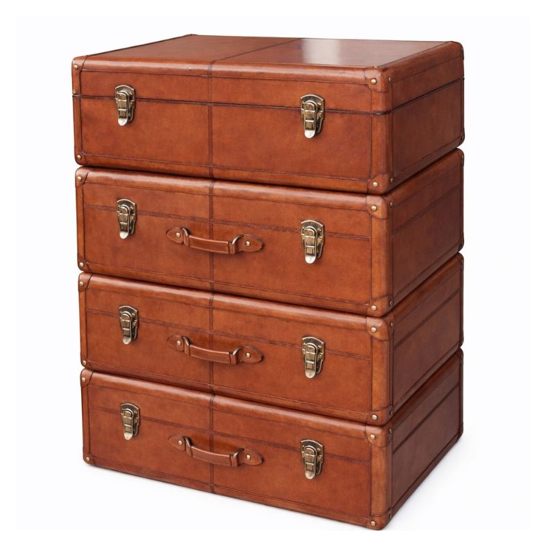 Dresser Handcrafted Dresser with Drawers – Cognac