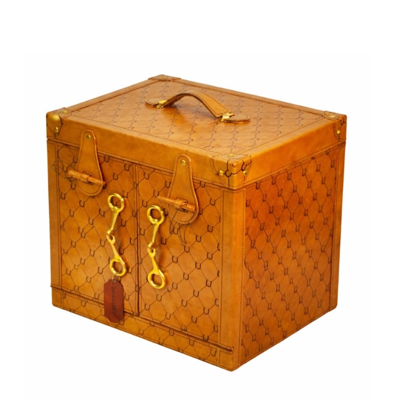 Drinks Cabinet Handcrafted Mini Bar - Tan