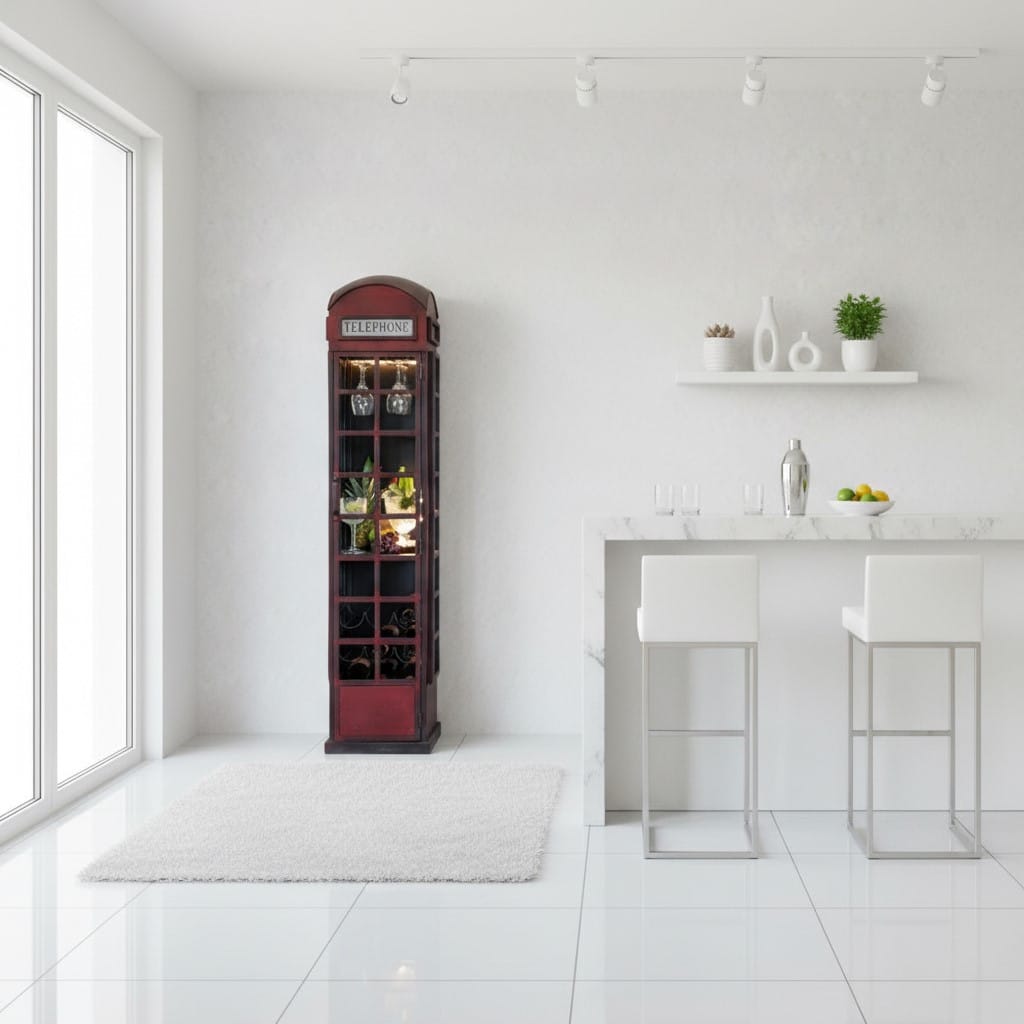 Drinks Cabinet Heritage Red Telephone Box Drinks Cabinet