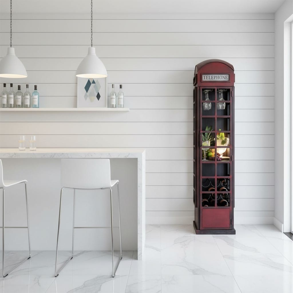 Drinks Cabinet Heritage Red Telephone Box Drinks Cabinet