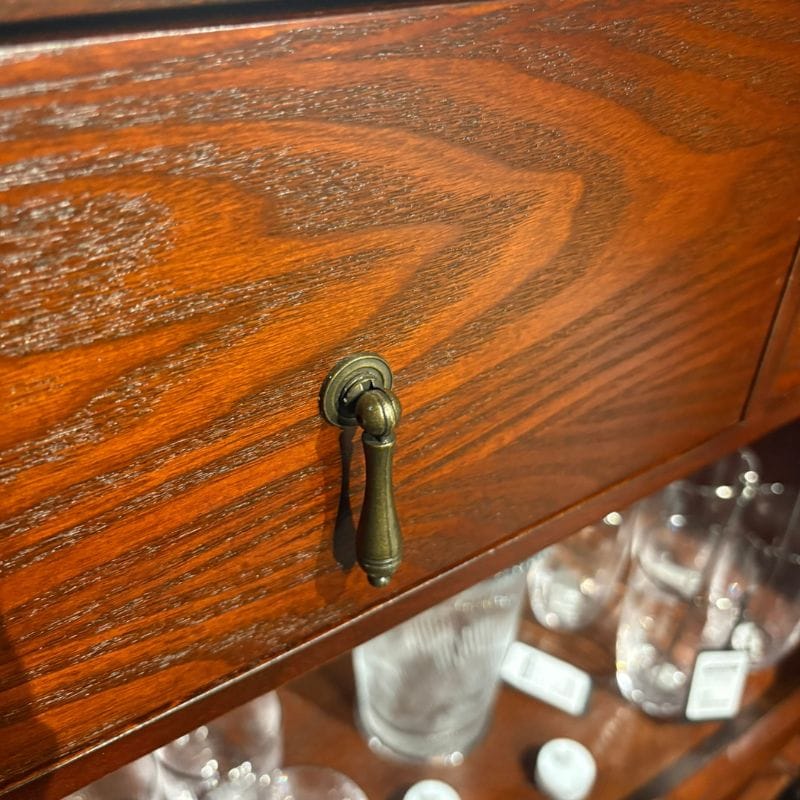 Drinks Cabinet Kensington Heritage Leather Wine Cabinet