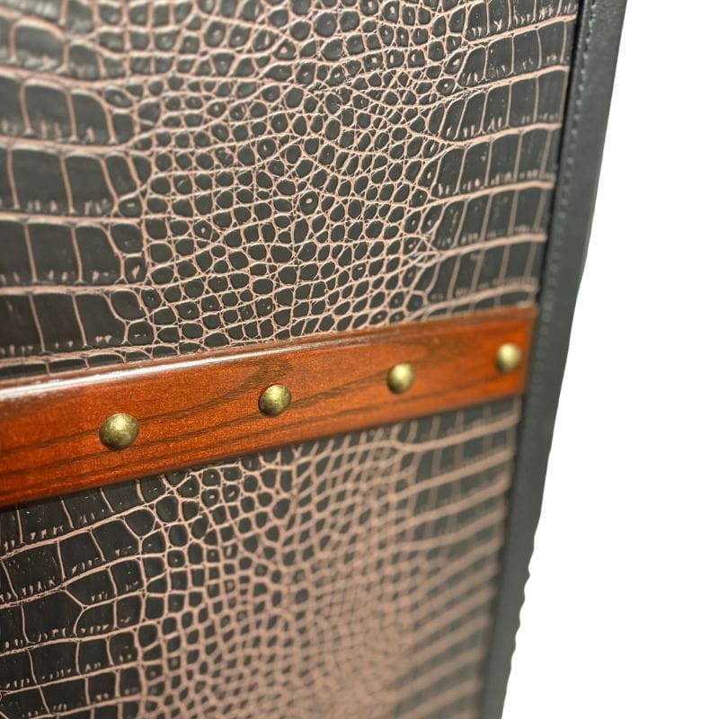 Drinks Cabinet Kensington Heritage Leather Wine Cabinet