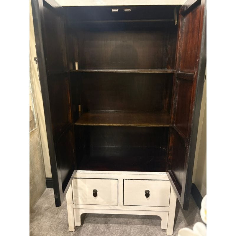 Drinks Cabinet Kyoto White Pine Tall Drinks Cabinet