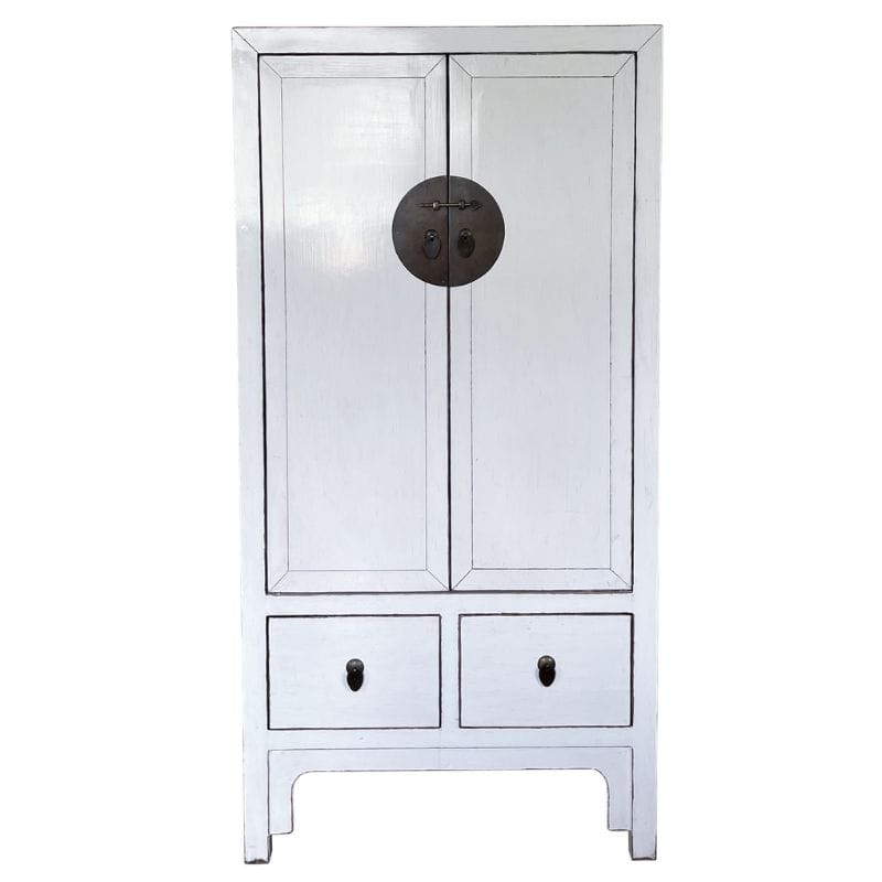 Drinks Cabinet Kyoto White Pine Tall Drinks Cabinet