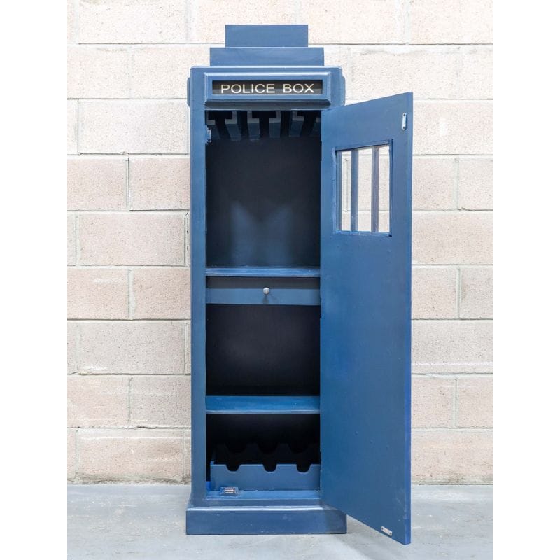Drinks Cabinet Midnight Blue Police Box Drinks Cabinet