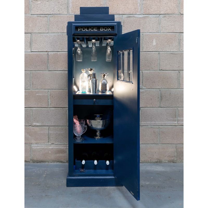 Drinks Cabinet Midnight Blue Police Box Drinks Cabinet