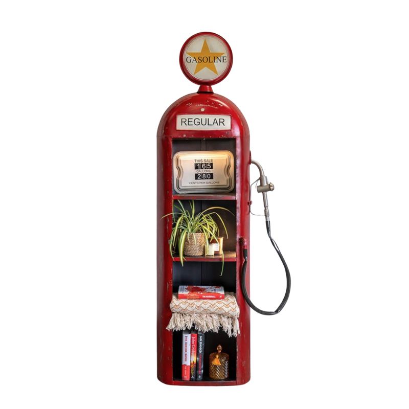 Drinks Cabinet Vintage Petrol Pump Drinks Cabinet
