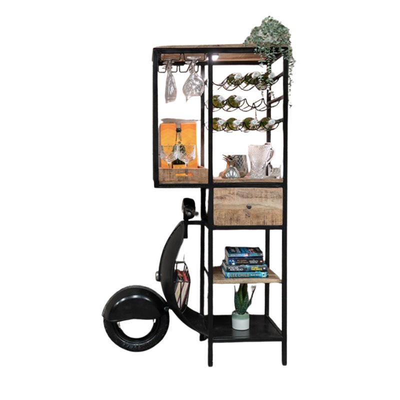 Drinks Cabinet Vintage Scooter Bar Display Cabinet