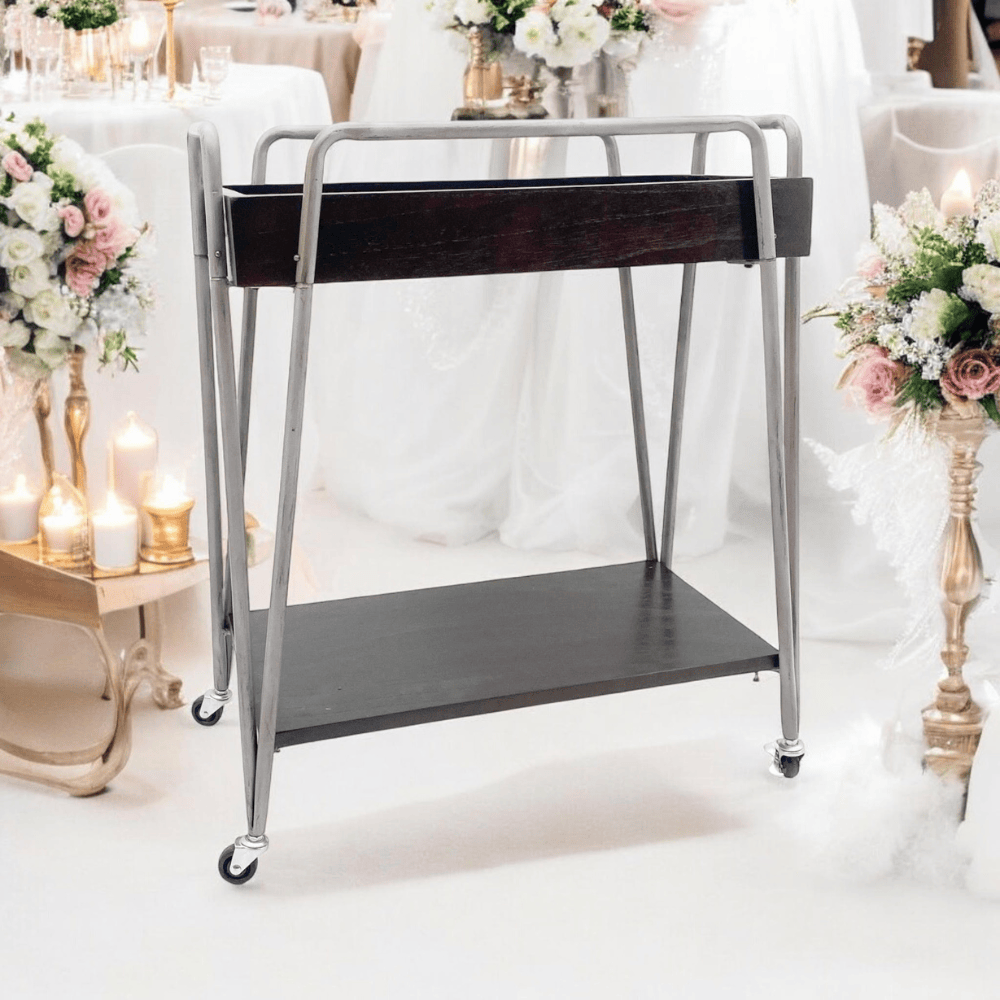 Drinks Trolley 75Cm Metal Drinks Trolley