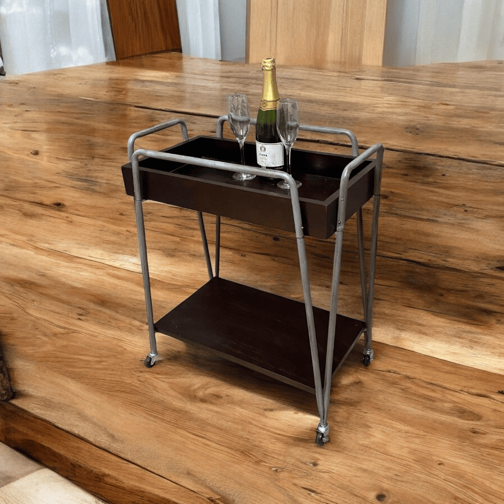 Drinks Trolley 75Cm Metal Drinks Trolley