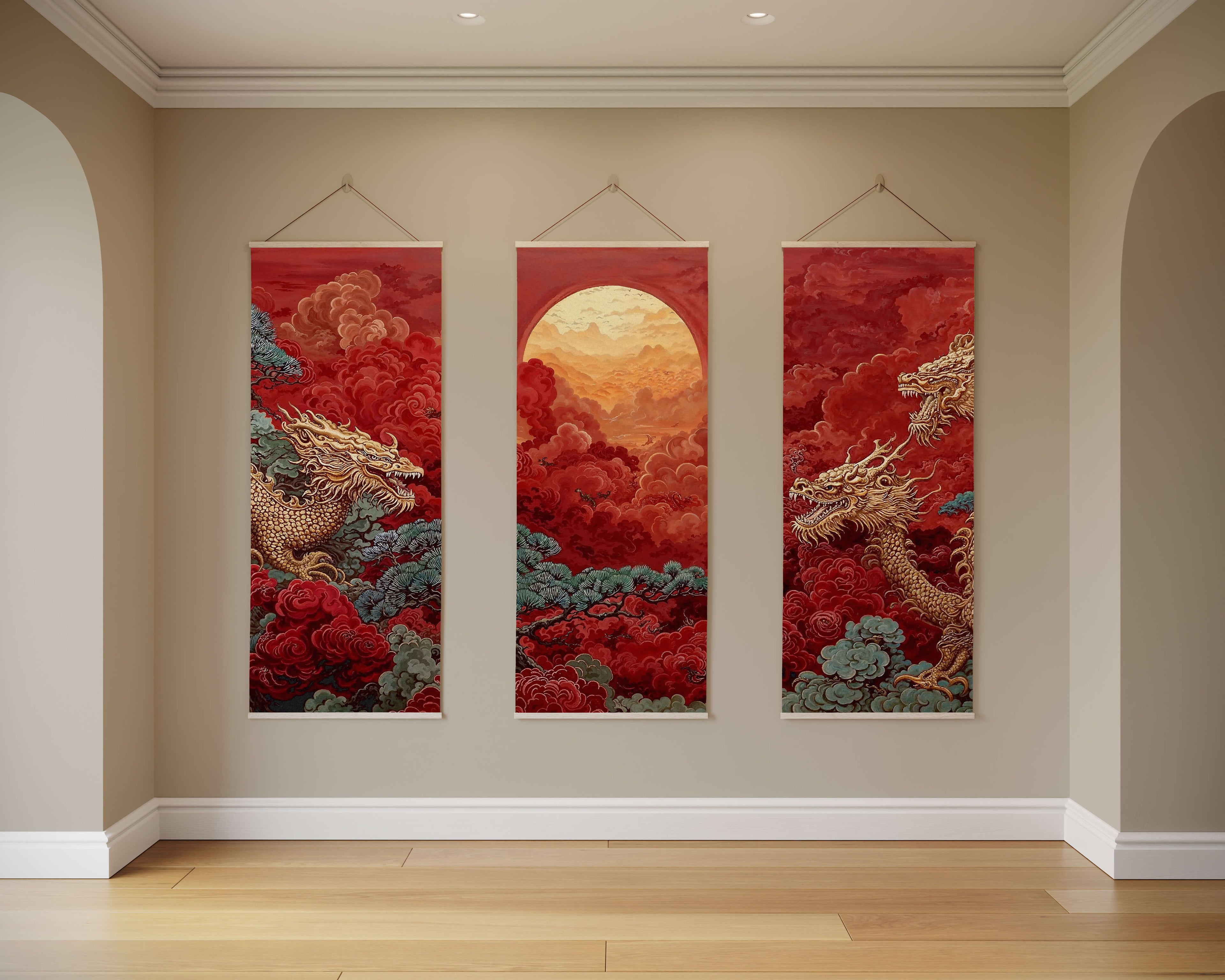 Chinese Dragon Tapestry