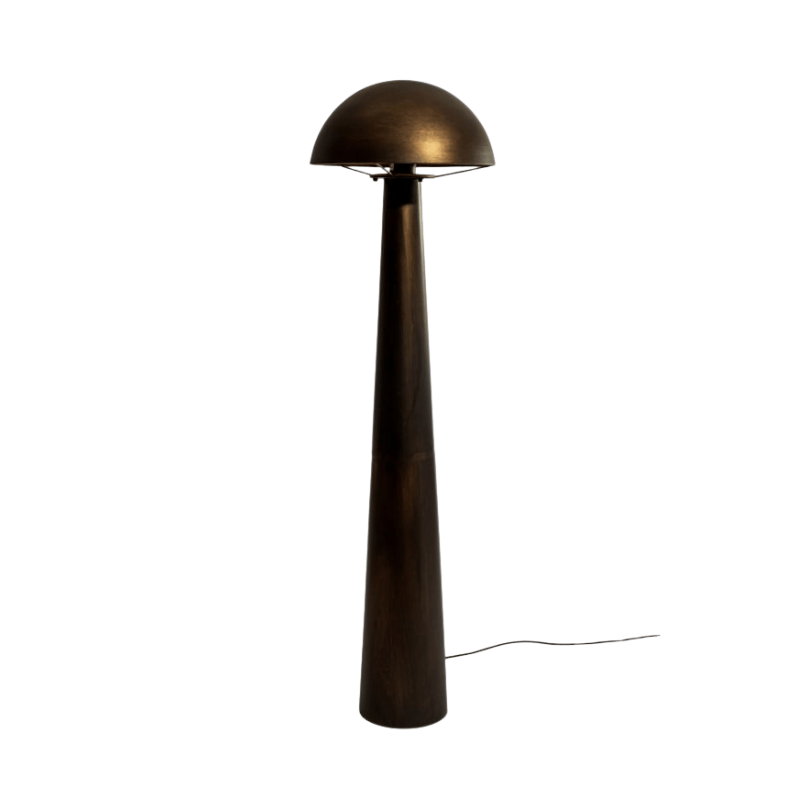 Floor Lamp Antique Bronze Large Mushroom Floor Lamp