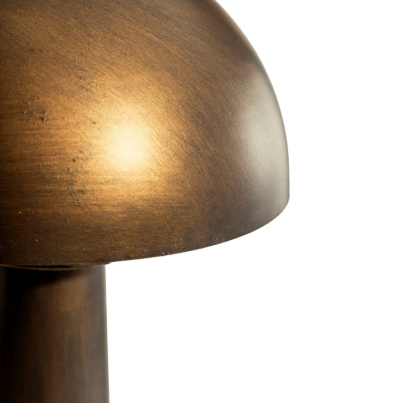 Floor Lamp Antique Bronze Medium Mushroom Floor Lamp