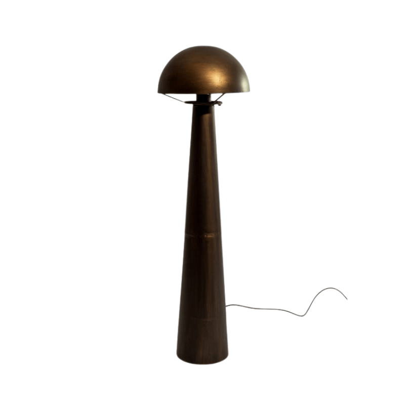 Floor Lamp Antique Bronze Medium Mushroom Floor Lamp