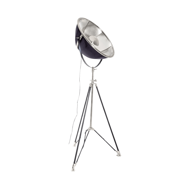 Floor Lamp Black and Nickel Large Tripod Floor Lamp
