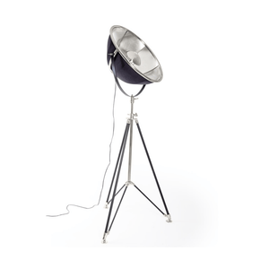 Floor Lamp Black and Nickel Large Tripod Floor Lamp