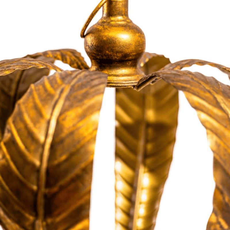 Floor Lamp Gold Metal Crown Floor Lamp (set of 2)